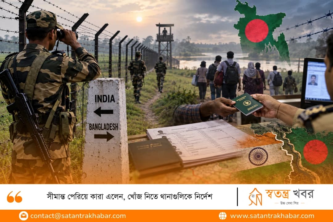 সীমান্ত পেরিয়ে কারা এলেন, খোঁজ নিতে থানাগুলিকে নির্দেশ