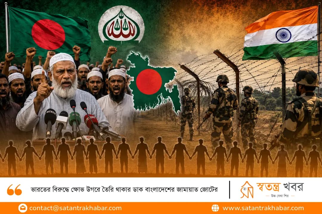 ভারতের বিরুদ্ধে ক্ষোভ উগরে তৈরি থাকার ডাক বাংলাদেশের জামায়াত জোটের