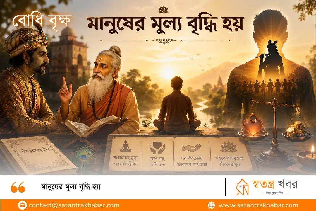 মানুষের মূল্য বৃদ্ধি হয়