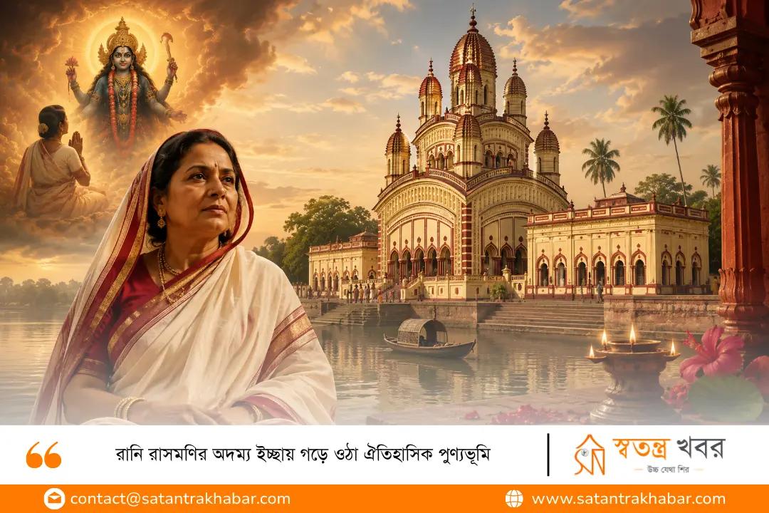 রানি রাসমণির অদম্য ইচ্ছায় গড়ে ওঠা ঐতিহাসিক পুণ্যভূমি