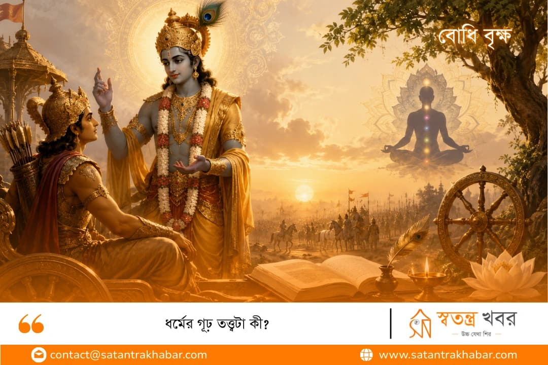 ধর্মের গূঢ় তত্ত্বটা কী?