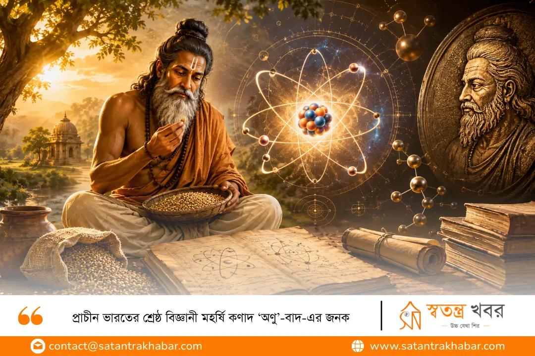 প্রাচীন ভারতের শ্রেষ্ঠ বিজ্ঞানী মহর্ষি কণাদ ‘অণু’-বাদ-এর জনক
