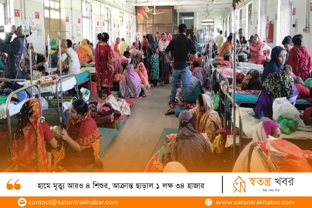 হামে মৃত্যু আরও ৪ শিশুর, আক্রান্ত ছাড়াল ১ লক্ষ ৩৪ হাজার