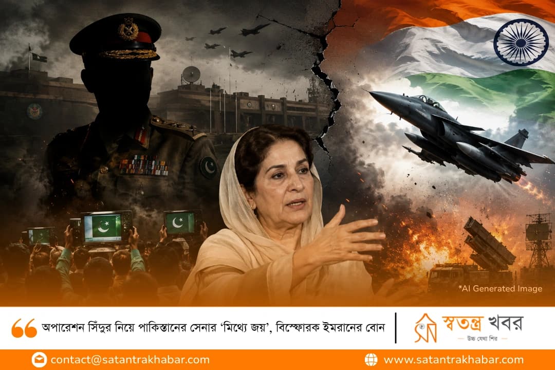 অপারেশন সিঁদুর নিয়ে পাকিস্তানের সেনার ‘মিথ্যে জয়’, বিস্ফোরক ইমরানের বোন