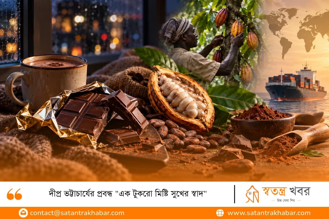 দীপ্র ভট্টাচার্যের প্রবন্ধ "এক টুকরো মিষ্টি সুখের স্বাদ"