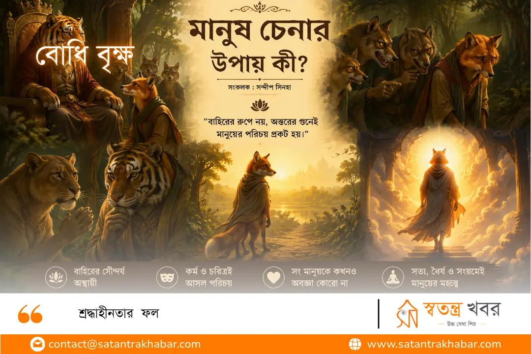 মানুষ চেনার উপায় কী?