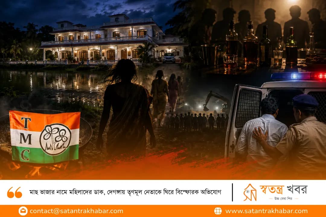 মাছ ভাজার নামে মহিলাদের ডাক, দেগঙ্গায় তৃণমূল নেতাকে ঘিরে বিস্ফোরক অভিযোগ