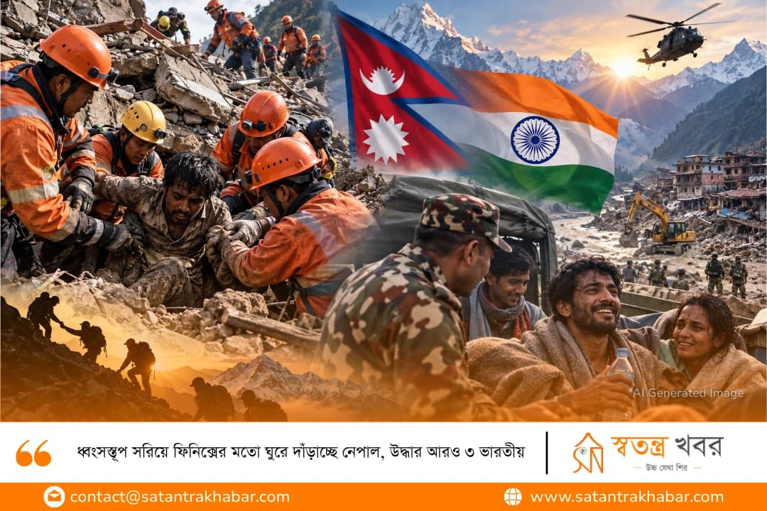 ধ্বংসস্তূপ সরিয়ে ফিনিক্সের মতো ঘুরে দাঁড়াচ্ছে নেপাল, উদ্ধার আরও ৩ ভারতীয়