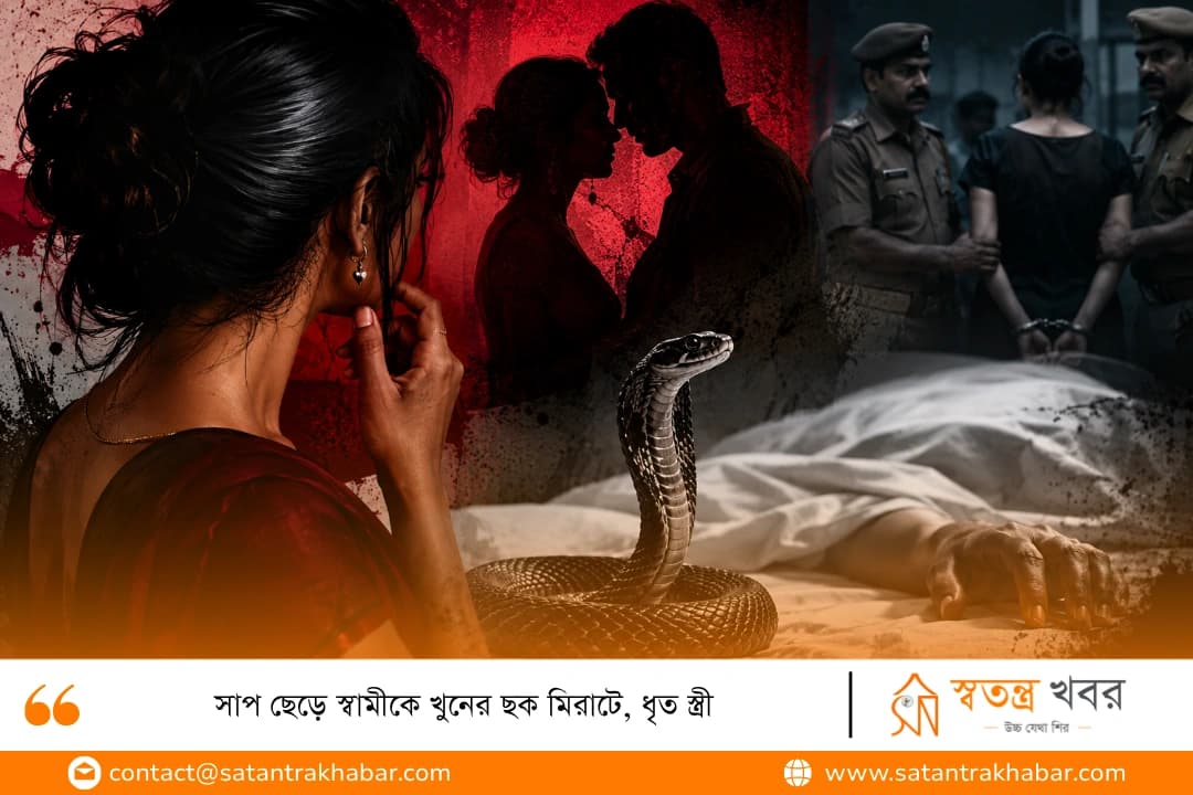 সাপ ছেড়ে স্বামীকে খুনের ছক মিরাটে, ধৃত স্ত্রী