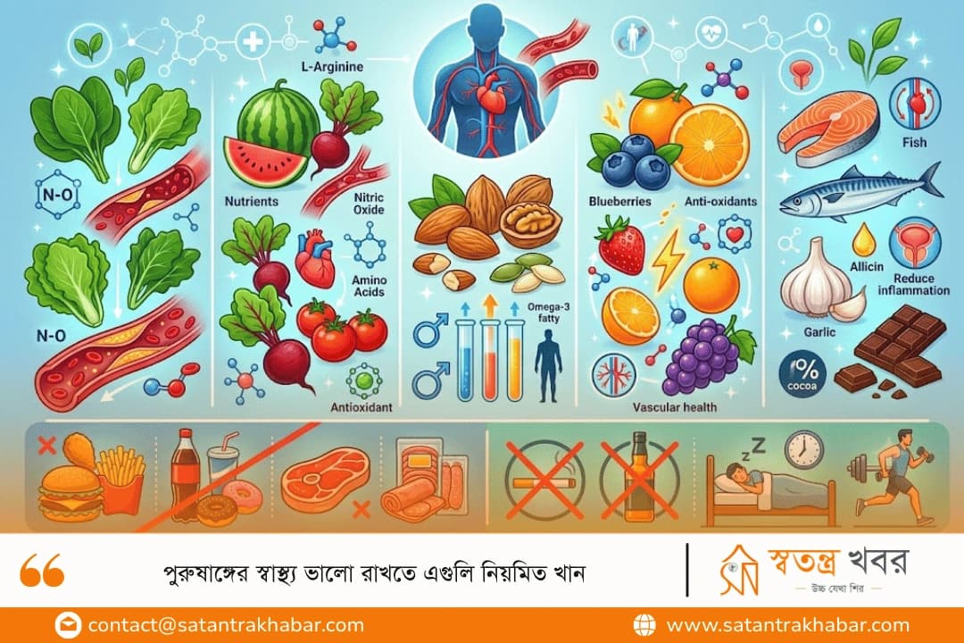 পুরুষাঙ্গের স্বাস্থ্য ভালো রাখতে এগুলি নিয়মিত খান
