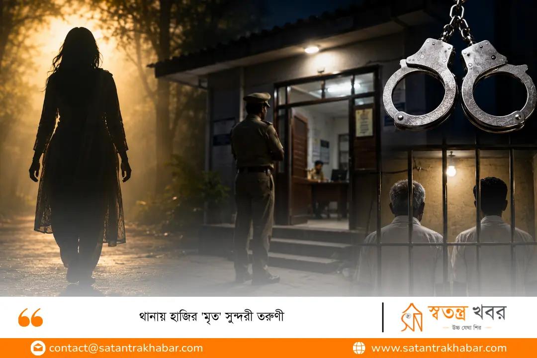 থানায় হাজির 'মৃত' সুন্দরী তরুণী