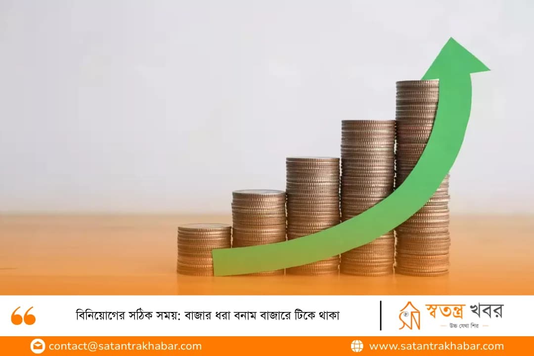 বিনিয়োগের সঠিক সময়: বাজার ধরা বনাম বাজারে টিকে থাকা