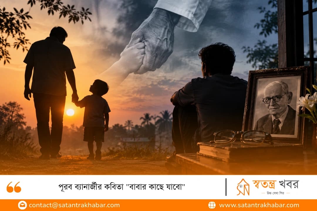 পূরব ব্যানার্জীর কবিতা "বাবার কাছে যাবো" 