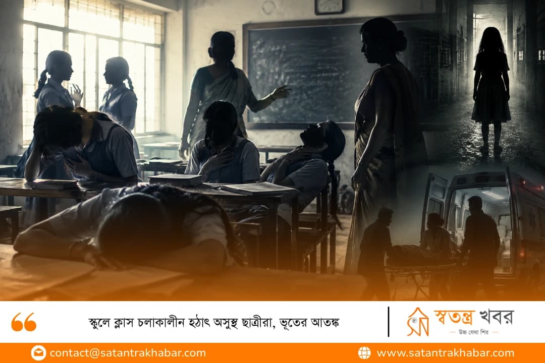 স্কুলে ক্লাস চলাকালীন হঠাৎ অসুস্থ ছাত্রীরা, ভূতের আতঙ্ক