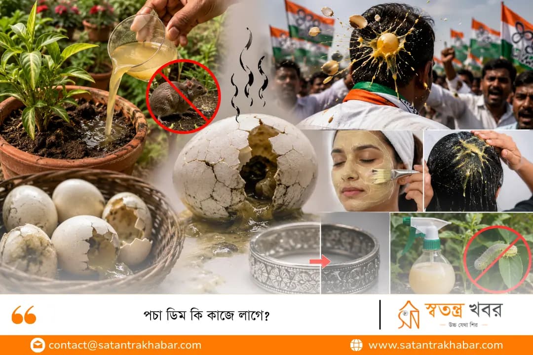 পচা ডিম কি কাজে লাগে?