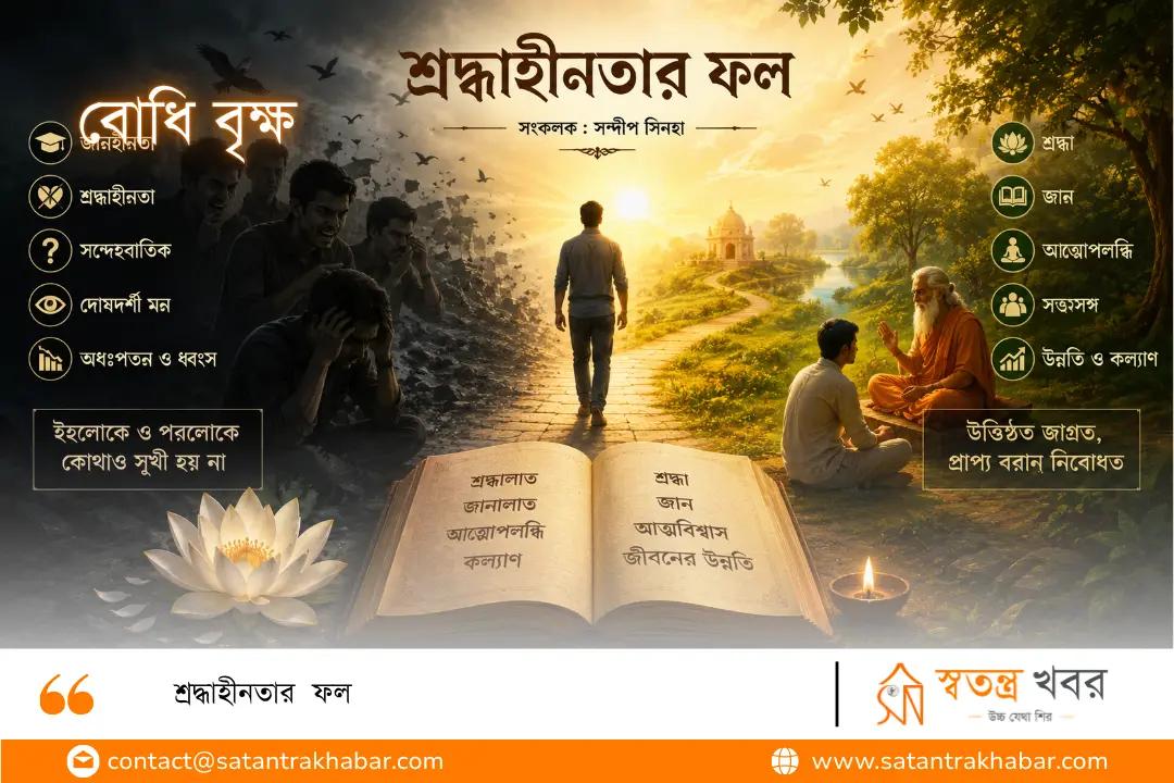 শ্রদ্ধাহীনতার  ফল